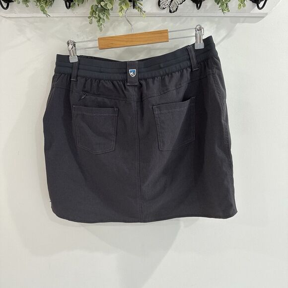 Kuhl Strattus Gray Skort With Zip Pockets Size 12 - Picture 4 of 4
